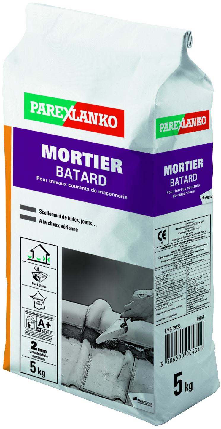 Mortier bâtard 5kg - PAREXLANKO